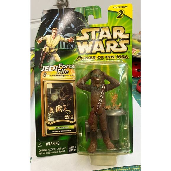 Star Wars Power of the Jedi Chewbacca Collection 2 Action Figure AAA2526 - Picture 1 of 9
